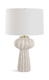 Wrenley Ridged White Table Lamp thumbnail 5