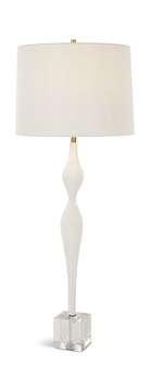 Helena Slender White Table Lamp