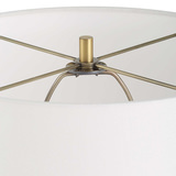 Lyra White & Gold Table Lamp thumbnail 4