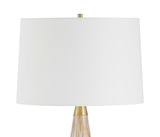 Lyra White & Gold Table Lamp thumbnail 8