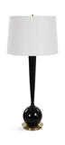 Brielle Polished Black Table Lamp thumbnail 1