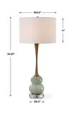 Sanctuary Green Gray Table Lamp thumbnail 4