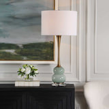 Sanctuary Green Gray Table Lamp thumbnail 7
