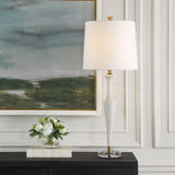 Colette White Stone Table Lamp thumbnail 6