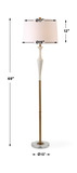 Colette White Stone Floor Lamp thumbnail 4