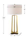 Crossroads Brass Table Lamp thumbnail 3