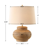 Urbino Aged Terracotta Table Lamp thumbnail 4