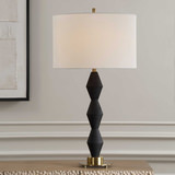 Threefold Black Stone Table Lamp thumbnail 7