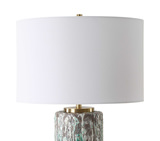 Meltdown Ivory Teal Table Lamp thumbnail 5