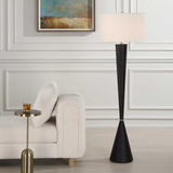 Layla Black Tapered Floor Lamp thumbnail 6
