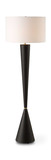 Layla Black Tapered Floor Lamp thumbnail 1