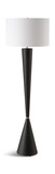 Layla Black Tapered Floor Lamp thumbnail 3