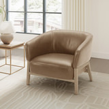 York Leather Accent Chair - Butternut thumbnail 10