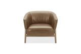 York Leather Accent Chair - Butternut thumbnail 12
