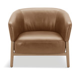 York Leather Accent Chair - Butternut thumbnail 12