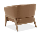 York Leather Accent Chair - Butternut thumbnail 3