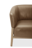 York Leather Accent Chair - Butternut thumbnail 5