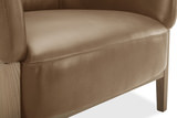 York Leather Accent Chair - Butternut thumbnail 8