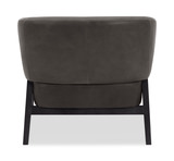 York Leather Accent Chair - Mushroom thumbnail 3