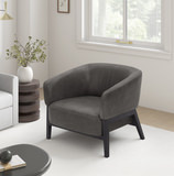 York Leather Accent Chair - Mushroom thumbnail 7
