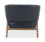 York Leather Accent Chair - Jet Black thumbnail 4