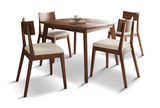 Bergen Extension Table With 4 Chairs thumbnail 1