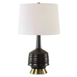 Foster Black Glaze Table Lamp thumbnail 1