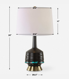 Foster Black Glaze Table Lamp thumbnail 4