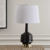 Foster Black Glaze Table Lamp thumbnail 8