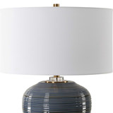 Moher Glossy Blue Table Lamp thumbnail 6