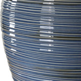 Moher Glossy Blue Table Lamp thumbnail 3