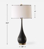 Nocturnal Black Table Lamp thumbnail 4