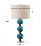 Palawan Blue Glaze Table Lamp thumbnail 3