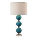 Palawan Blue Glaze Table Lamp thumbnail 1