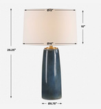 Submerged Deep Blue Table Lamp thumbnail 4