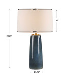 Submerged Deep Blue Table Lamp thumbnail 4