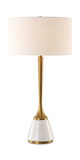 Avola White Marble Table Lamp thumbnail 1