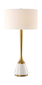 Avola White Marble Table Lamp