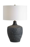 Graphite Ribbed Table Lamp thumbnail 1