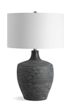 Graphite Ribbed Table Lamp thumbnail 7