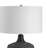 Graphite Ribbed Table Lamp thumbnail 8