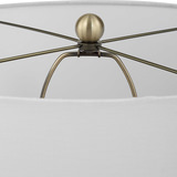 Graphite Ribbed Table Lamp thumbnail 4