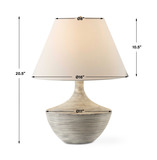 Carafe Ceramic Table Lamp thumbnail 4