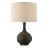Rimini Black Glaze Table Lamp thumbnail 1