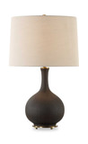 Rimini Black Glaze Table Lamp thumbnail 1