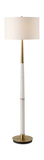 Faro White Marble Floor Lamp thumbnail 1