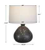 Killarney Distressed Green Table Lamp thumbnail 4