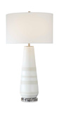 Santino Crackled Ivory Table Lamp thumbnail 1