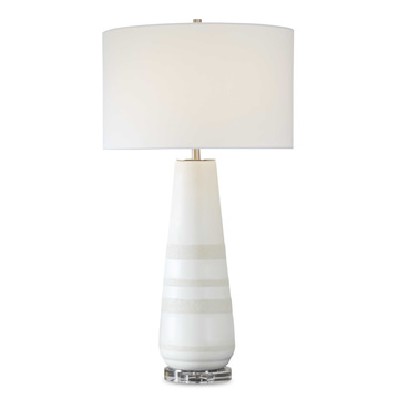 Santino Crackled Ivory Table Lamp