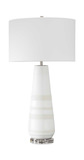 Santino Crackled Ivory Table Lamp thumbnail 3